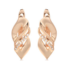 Korean style diamond earrings