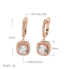New Diamond Pendant Earrings