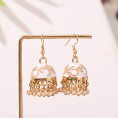 Color enamle jhumka earrings for women