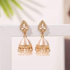 Color enamle jhumka earrings for women
