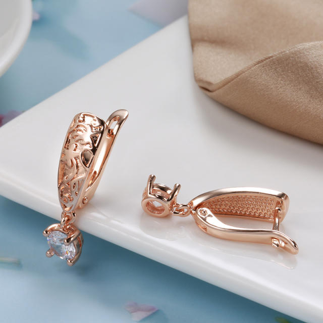 New zircon pendant earrings