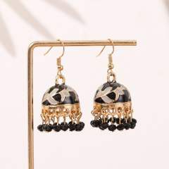 Color enamle jhumka earrings for women