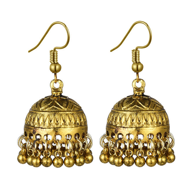 Vintage the bell shaped jhumka earrings