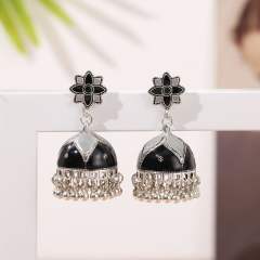 Color enamle jhumka earrings for women