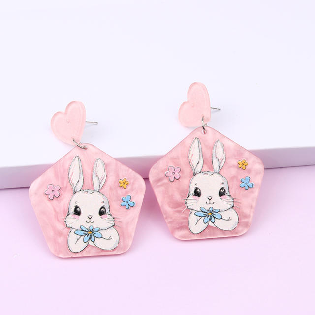 Korean fashion heart cloud sweet earrings