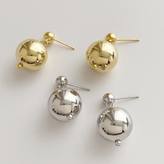 Fashion metal beads earrings