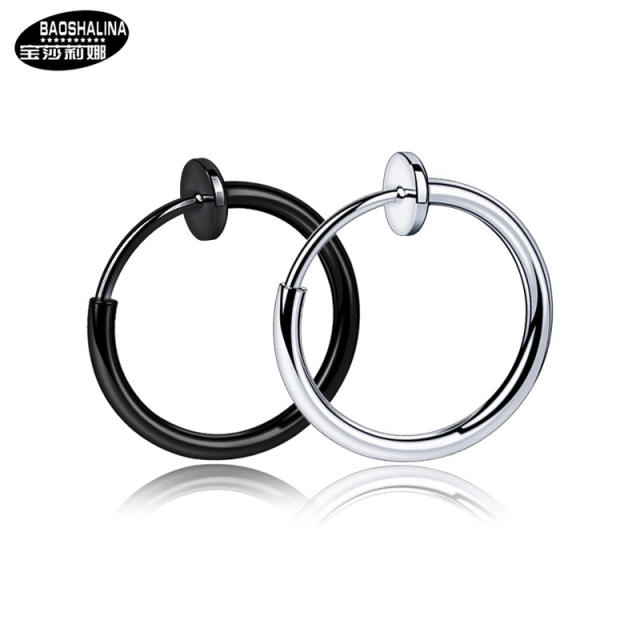 Stainless steel spring ear clips
