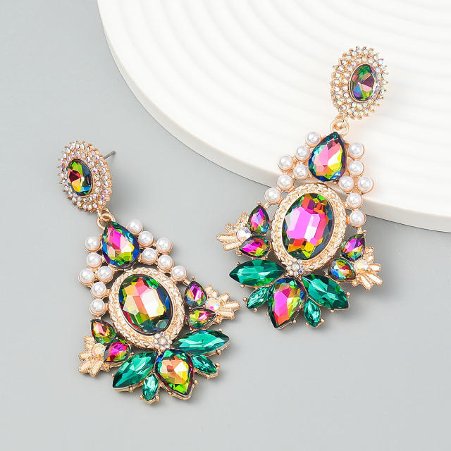 Vintage statement dangle earrings