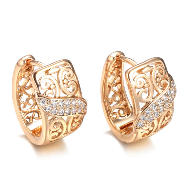Fashion Diamond hollow earrings