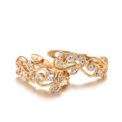 Fashion Diamond hollow earrings
