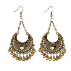 National trend fan shape jhumka earrings