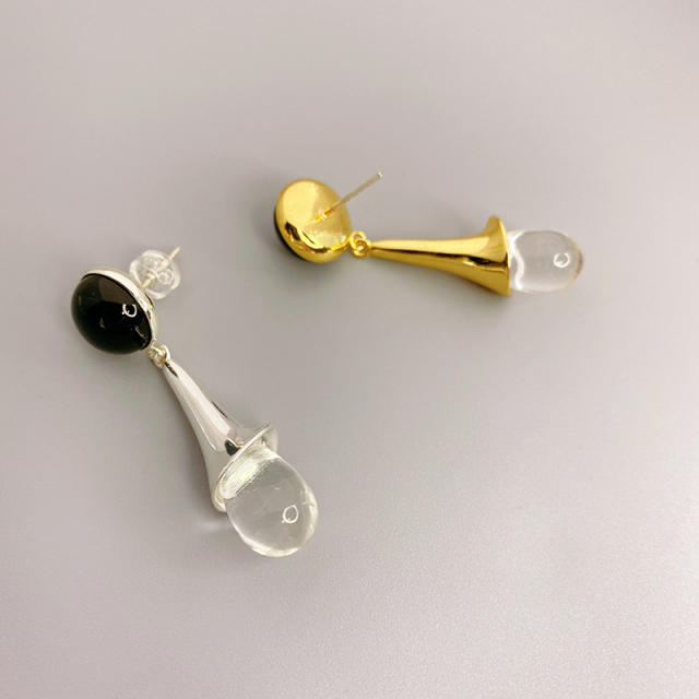 New design agate dropped earrings
