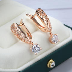 New zircon pendant earrings