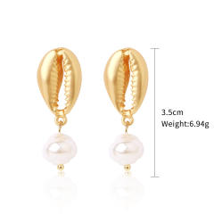 Boho shell earrings