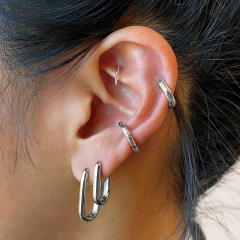INS hot sale U shape huggie earrings