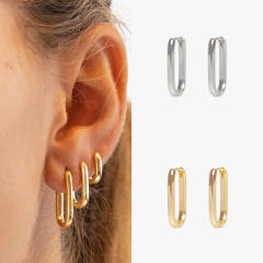 INS hot sale U shape huggie earrings