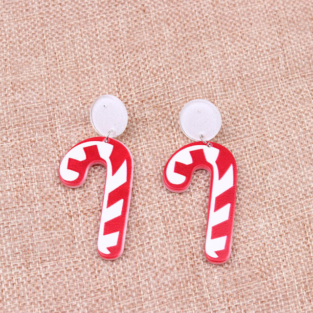 2022 new design christmas series acrylic dangle earrings