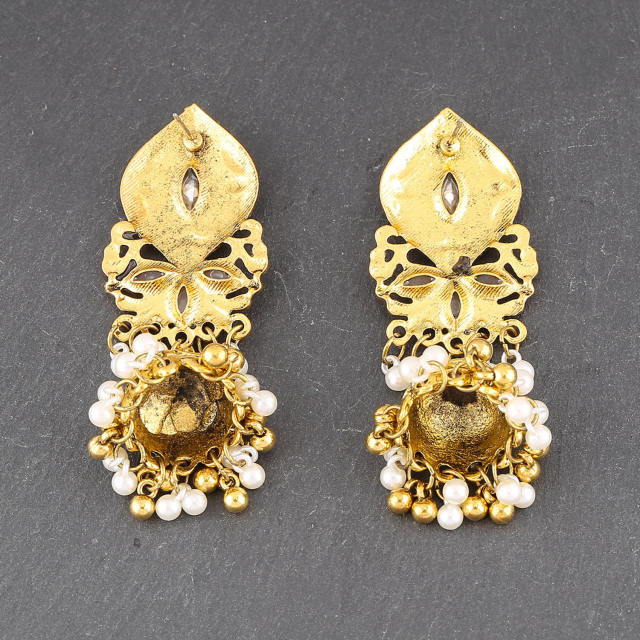 Vintage the bell shape unique dangle earrings