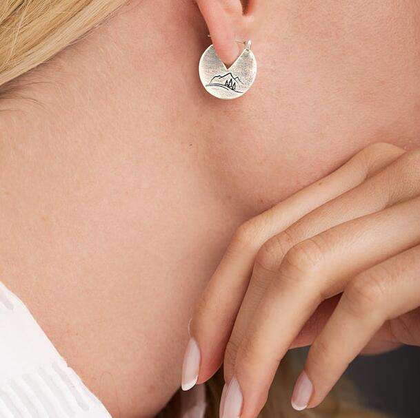 Creative design peak earrings for women