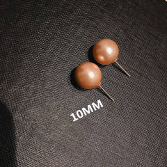 925 silver needle pearl earring