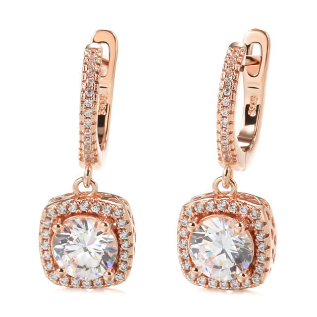 New Diamond Pendant Earrings
