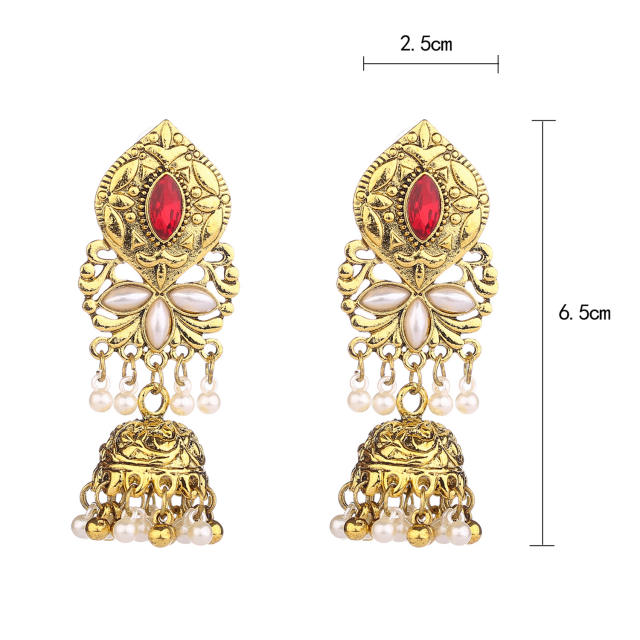 Vintage the bell shape unique dangle earrings