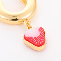 Cute fruit color seed beads earrings set 3pcs