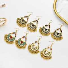 Boho personality jhumka earrings for women