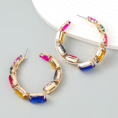Statement hoop earrings
