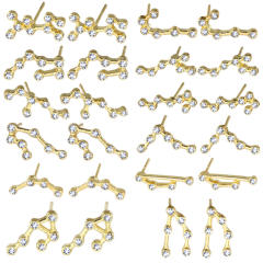 Wish hot sale zodiac ear studs