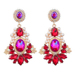 Vintage statement dangle earrings