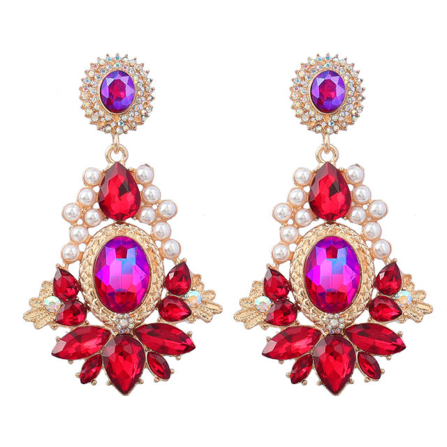 Vintage statement dangle earrings