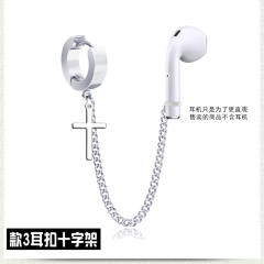 Earphone anti lost airpods titanium steel earrings