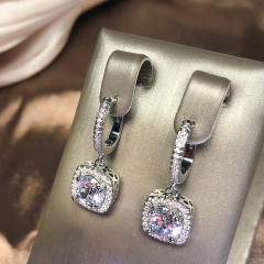 New Diamond Pendant Earrings