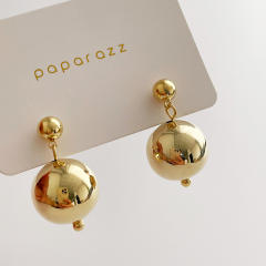 Fashion metal beads earrings