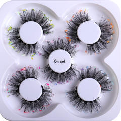 5pair party queen color false eyelashes