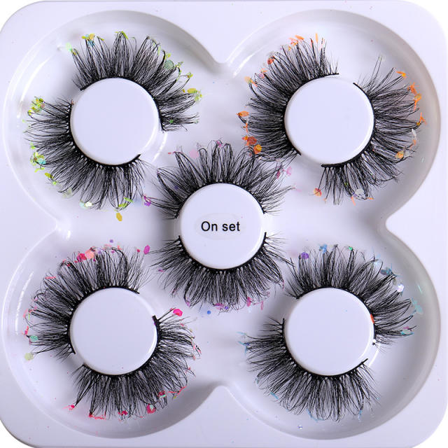 5pair party queen color false eyelashes