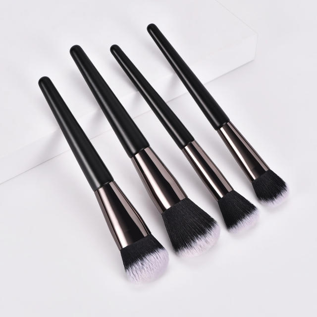 4pcs/11pcs/14pcs black color makeup brushes set