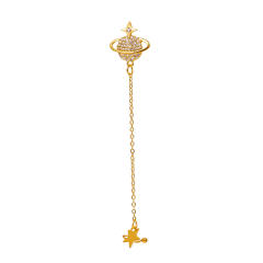 One piece diamond planet star ear cuff