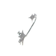 Star cartilage wrap  earrings