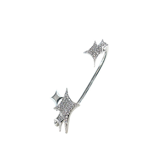 Star cartilage wrap  earrings