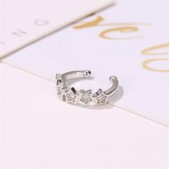 Diamond star ear cuff
