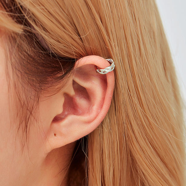 Fashion twist copper ear cuff