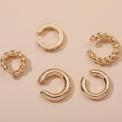 Fashion alloy ear cuff 5 pcs set