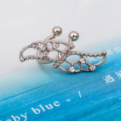 Diamond wing ear cuff