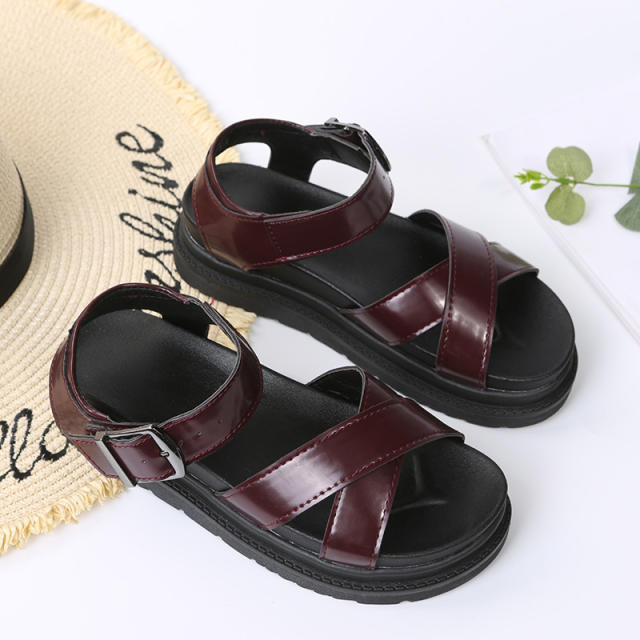Sporty platform sandals