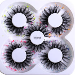 5pair party queen color false eyelashes