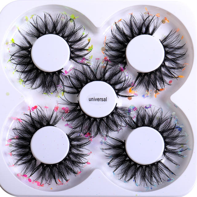 5pair party queen color false eyelashes