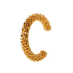 Diamond C shape ear cuff