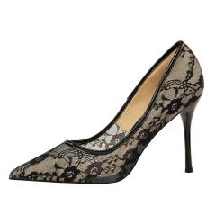 Elegant 9cm lace high heels